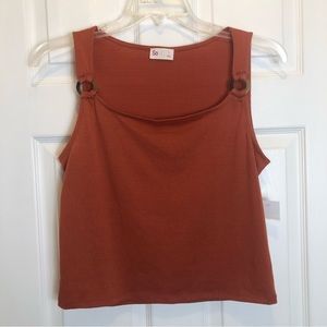 SO Rust Color Tank Top   New With Tags Size L